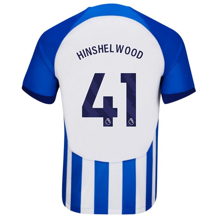 Homme Maillot Jack Hinshelwood #41 Bleu Tenues Domicile 2023/24 T-Shirt Suisse