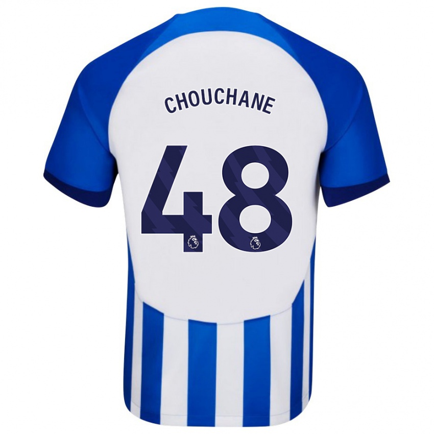 Homme Maillot Samy Chouchane #48 Bleu Tenues Domicile 2023/24 T-Shirt Suisse