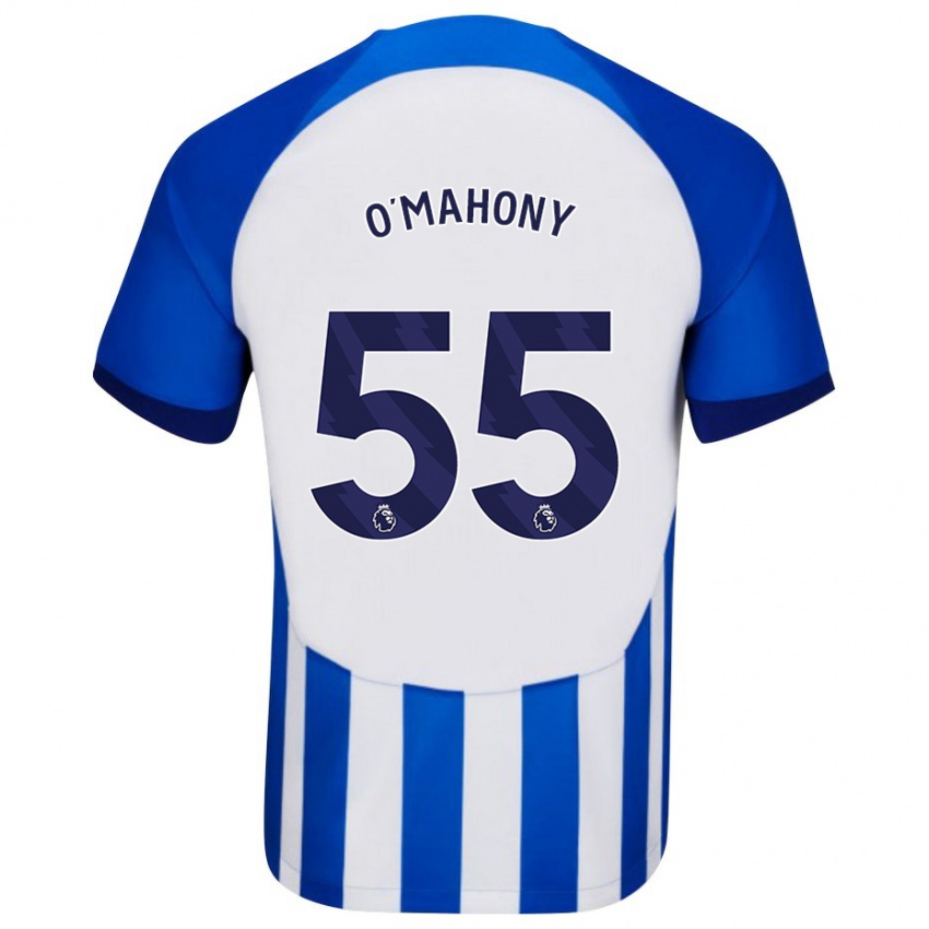 Herren Mark O'mahony #55 Blau Heimtrikot Trikot 2023/24 T-Shirt Schweiz