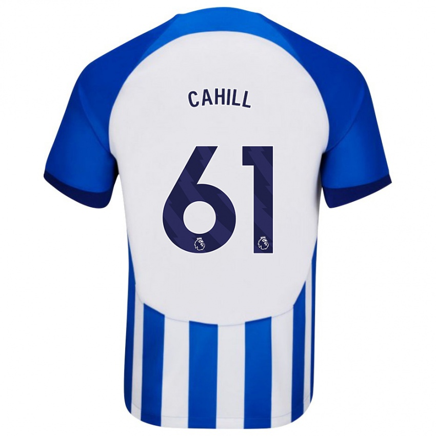 Herren Killian Cahill #61 Blau Heimtrikot Trikot 2023/24 T-Shirt Schweiz