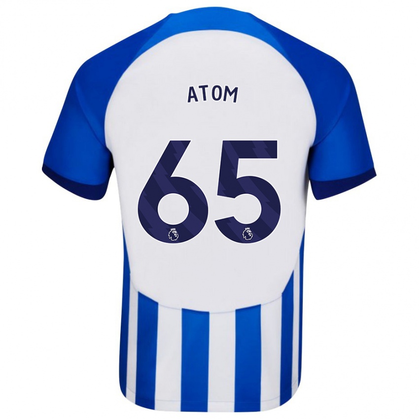 Herren Noel Atom #65 Blau Heimtrikot Trikot 2023/24 T-Shirt Schweiz