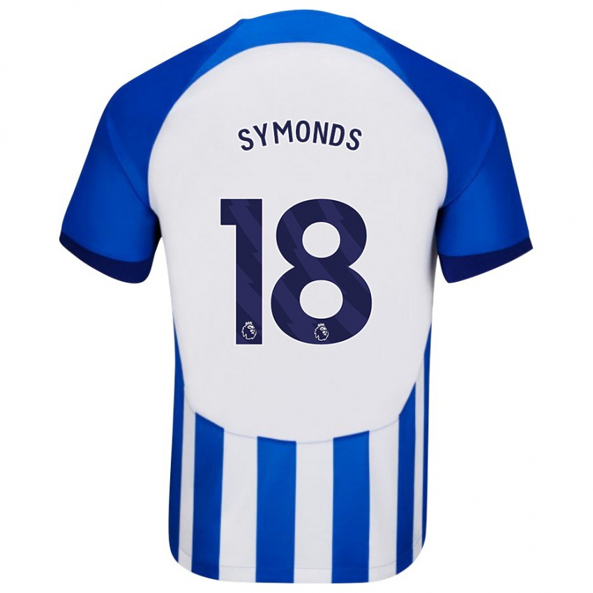 Homme Maillot Maisie Symonds #18 Bleu Tenues Domicile 2023/24 T-Shirt Suisse
