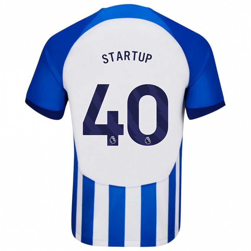 Homme Maillot Katie Startup #40 Bleu Tenues Domicile 2023/24 T-Shirt Suisse