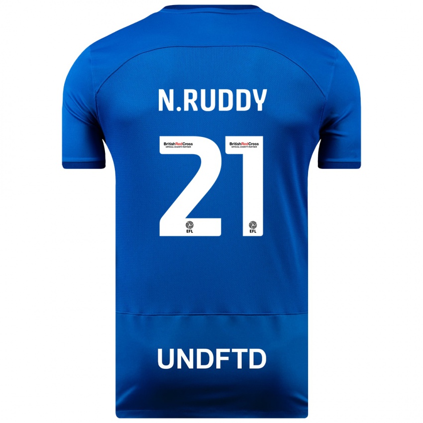 Homme Maillot John Ruddy #21 Bleu Tenues Domicile 2023/24 T-Shirt Suisse