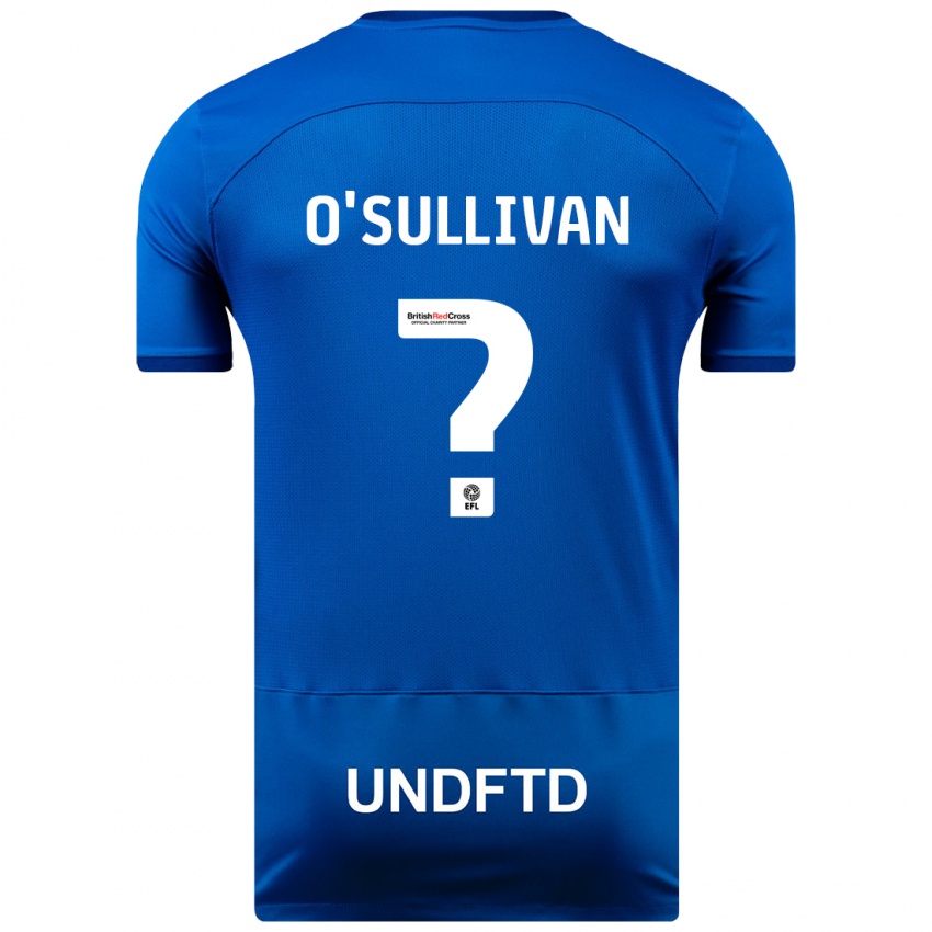 Herren William O'sullivan #0 Blau Heimtrikot Trikot 2023/24 T-Shirt Schweiz