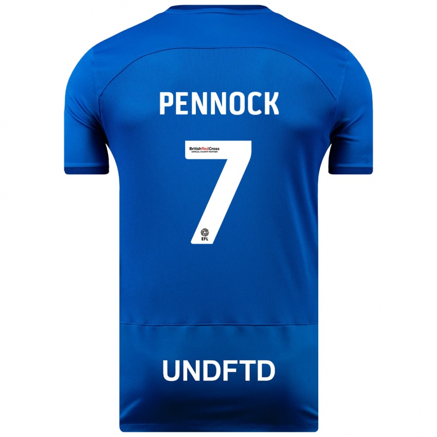 Herren Jade Pennock #7 Blau Heimtrikot Trikot 2023/24 T-Shirt Schweiz