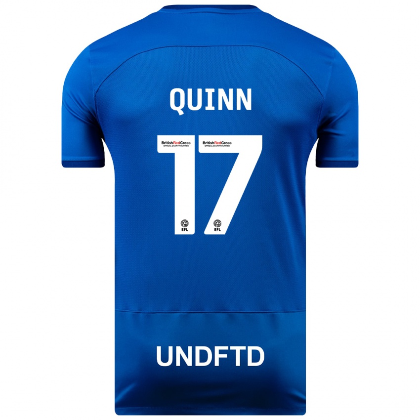 Herren Lucy Quinn #17 Blau Heimtrikot Trikot 2023/24 T-Shirt Schweiz