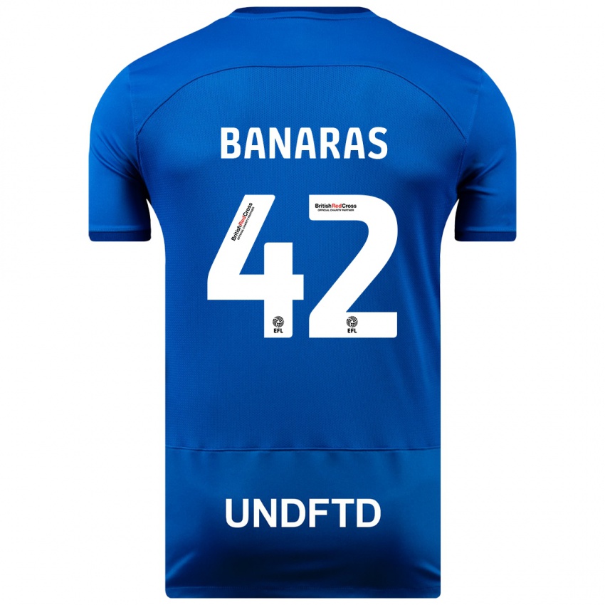 Herren Layla Banaras #42 Blau Heimtrikot Trikot 2023/24 T-Shirt Schweiz