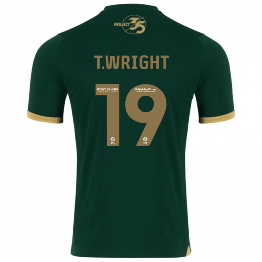 Homme Maillot Tyreik Wright #19 Vert Tenues Domicile 2023/24 T-Shirt Suisse