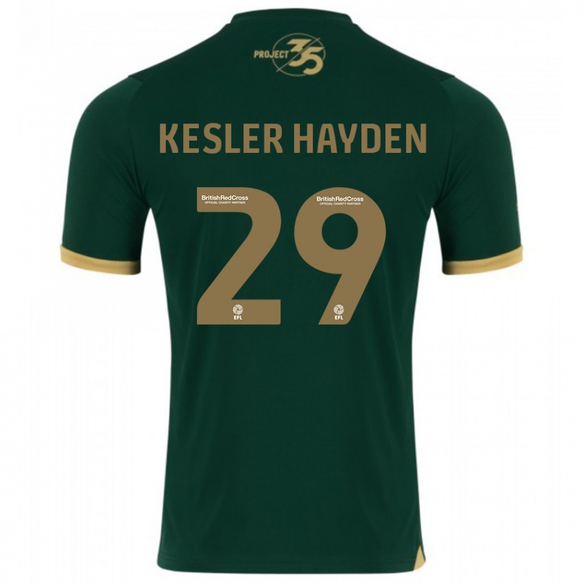 Homme Maillot Kaine Kesler Hayden #29 Vert Tenues Domicile 2023/24 T-Shirt Suisse