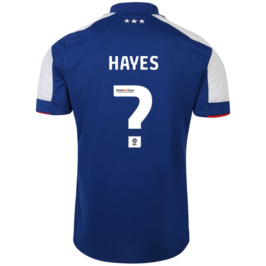 Herren Nick Hayes #0 Blau Heimtrikot Trikot 2023/24 T-Shirt Schweiz