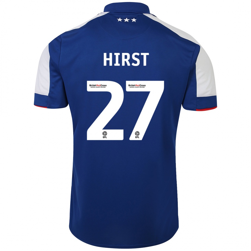 Homme Maillot George Hirst #27 Bleu Tenues Domicile 2023/24 T-Shirt Suisse