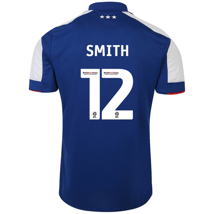 Herren Olivia Smith #12 Blau Heimtrikot Trikot 2023/24 T-Shirt Schweiz