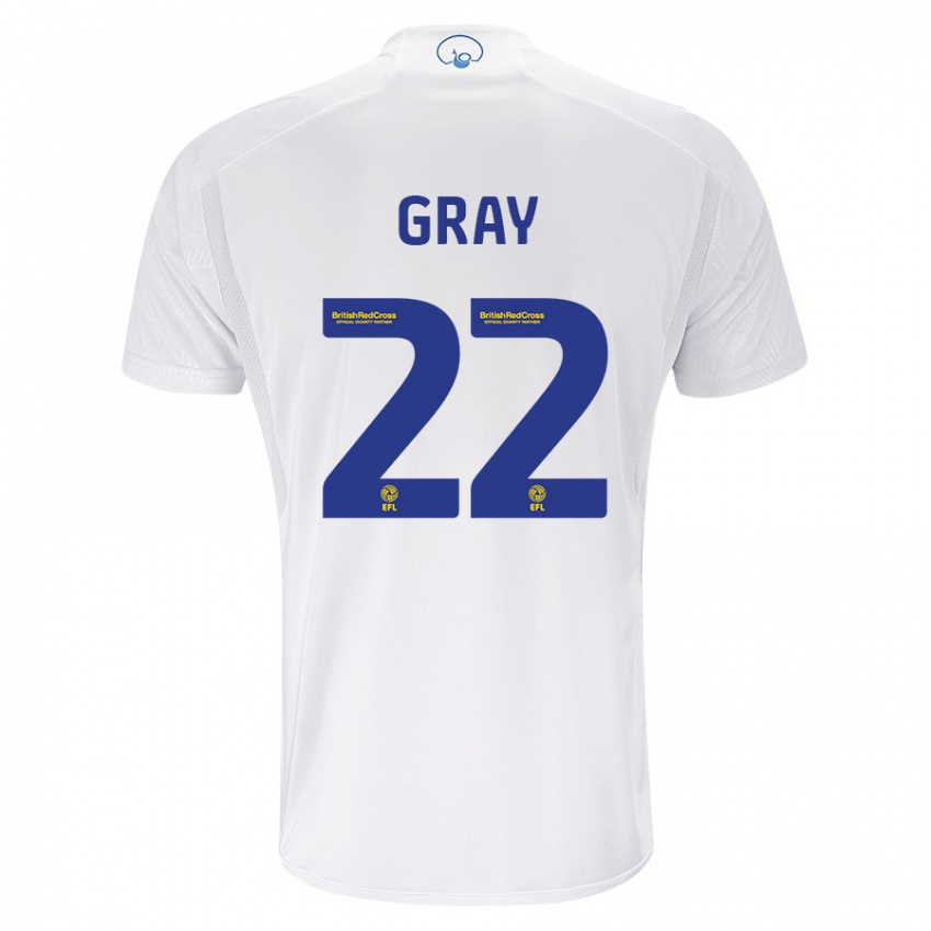Homme Maillot Archie Gray #22 Blanc Tenues Domicile 2023/24 T-Shirt Suisse
