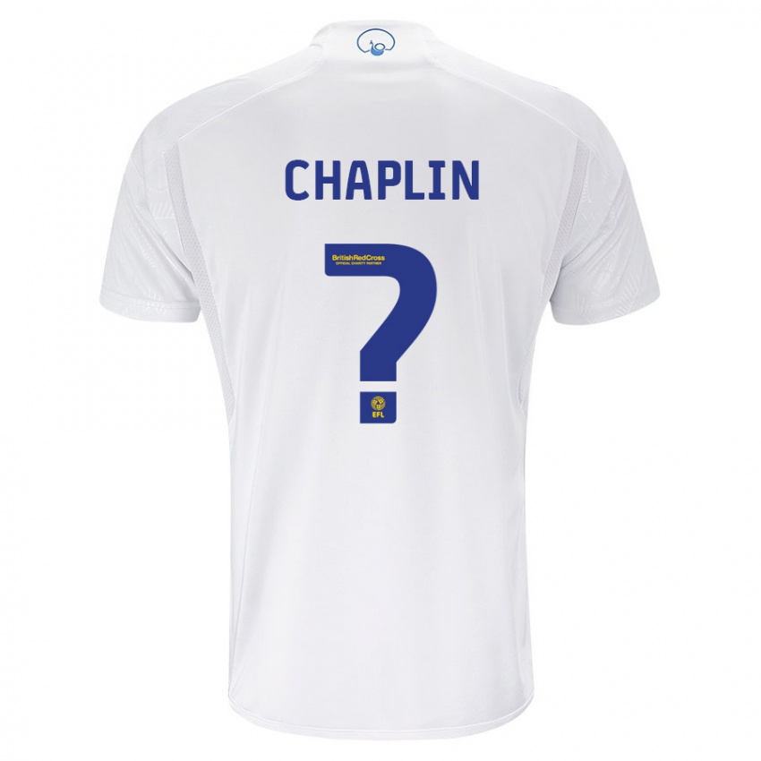 Homme Maillot Rhys Chadwick-Chaplin #0 Blanc Tenues Domicile 2023/24 T-Shirt Suisse