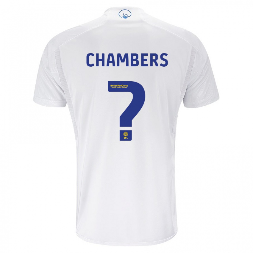 Homme Maillot Sam Chambers #0 Blanc Tenues Domicile 2023/24 T-Shirt Suisse