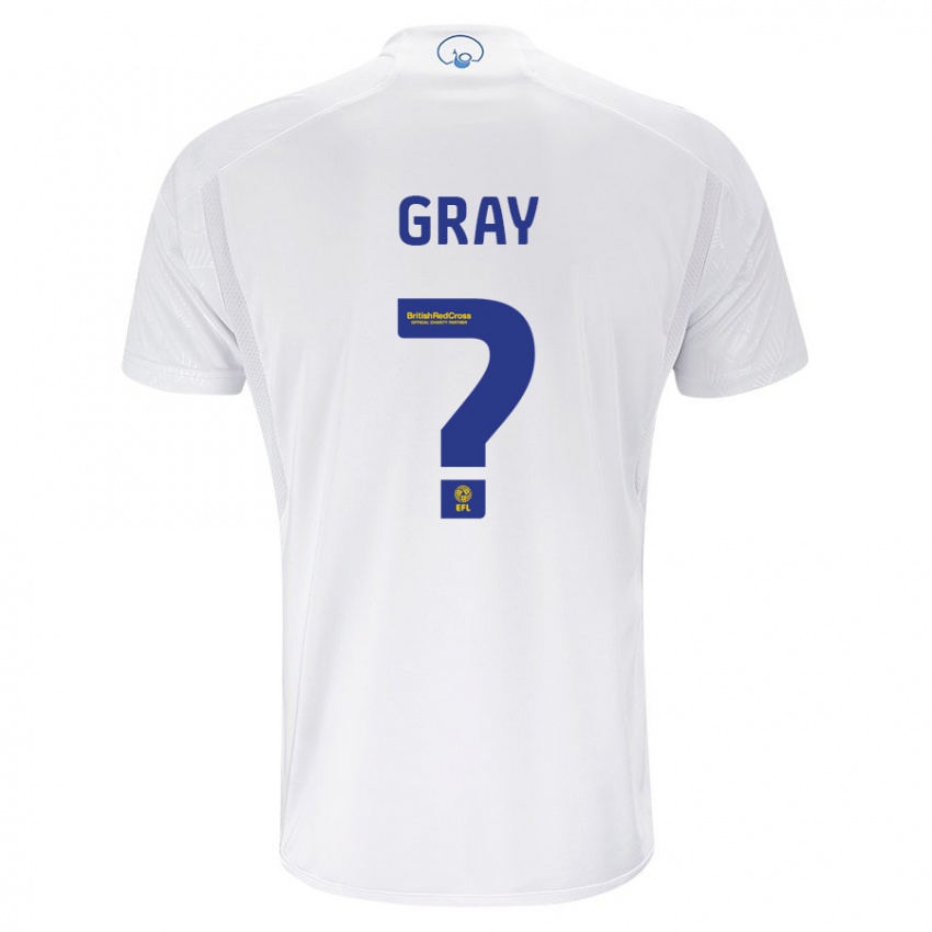 Homme Maillot Harry Gray #0 Blanc Tenues Domicile 2023/24 T-Shirt Suisse