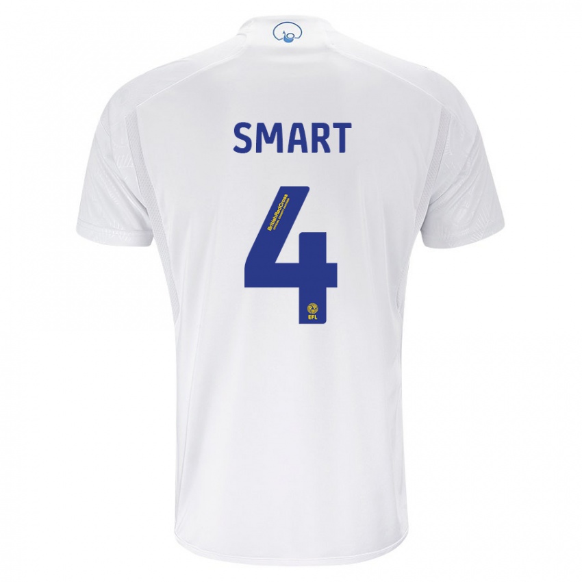 Homme Maillot Olivia Smart #4 Blanc Tenues Domicile 2023/24 T-Shirt Suisse