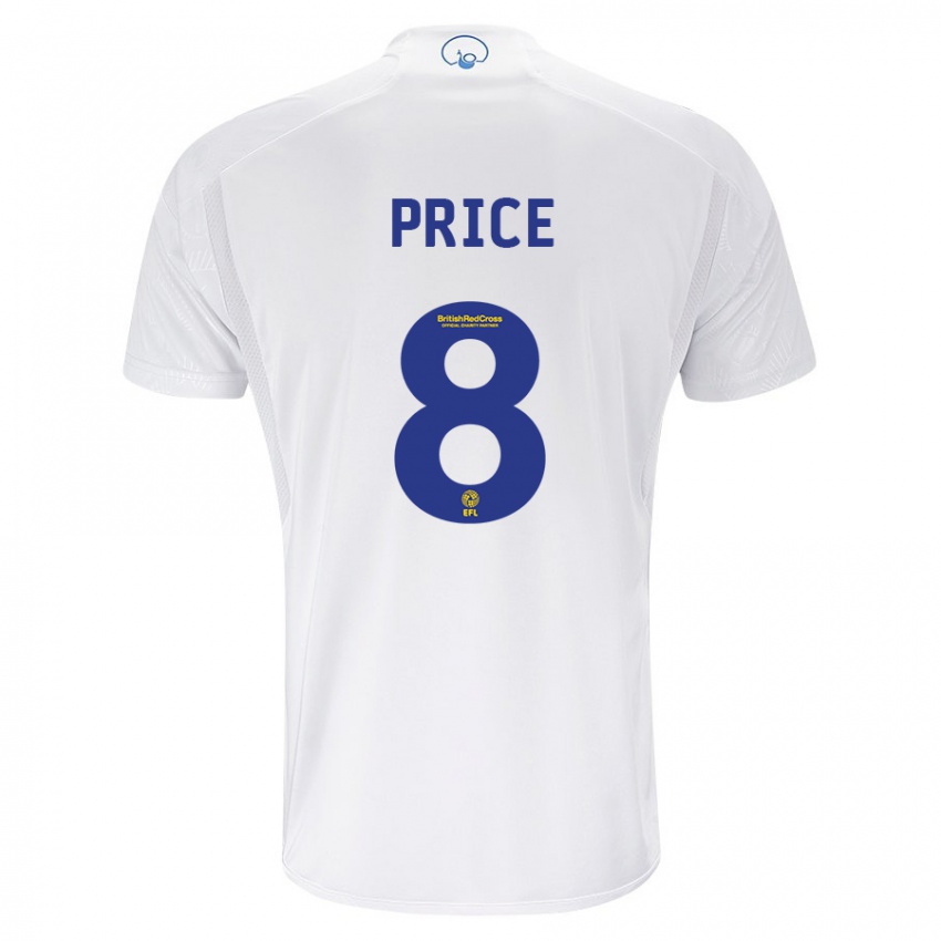 Herren Leoni Price #8 Weiß Heimtrikot Trikot 2023/24 T-Shirt Schweiz