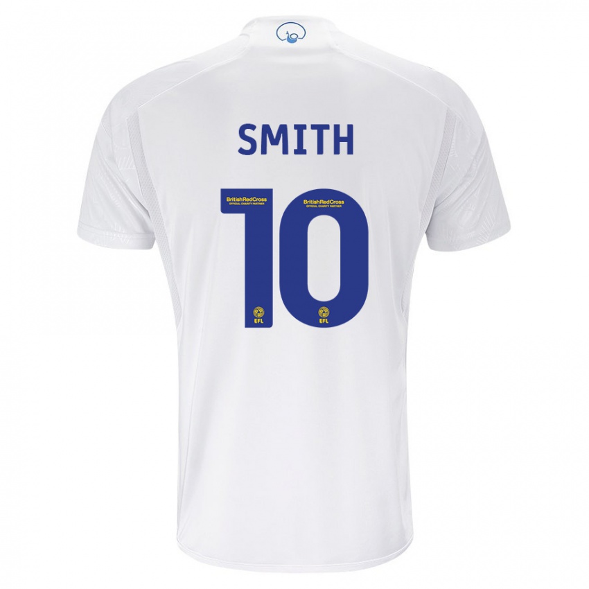 Homme Maillot Kathryn Smith #10 Blanc Tenues Domicile 2023/24 T-Shirt Suisse