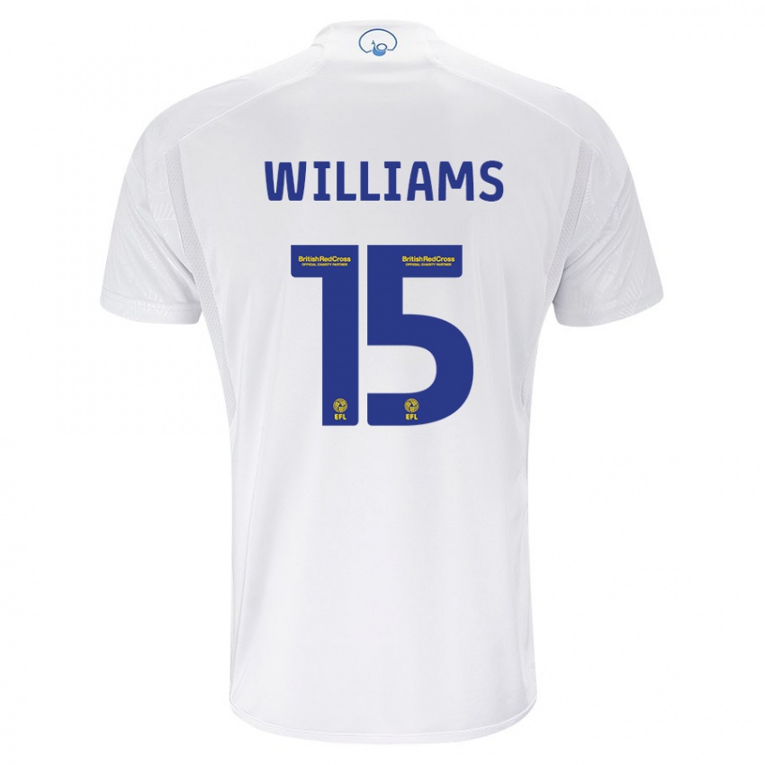 Homme Maillot Paige Williams #15 Blanc Tenues Domicile 2023/24 T-Shirt Suisse