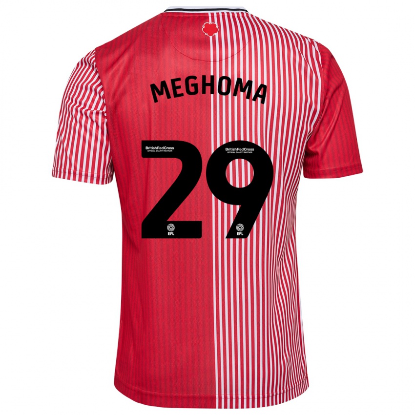 Herren Jayden Meghoma #29 Rot Heimtrikot Trikot 2023/24 T-Shirt Schweiz