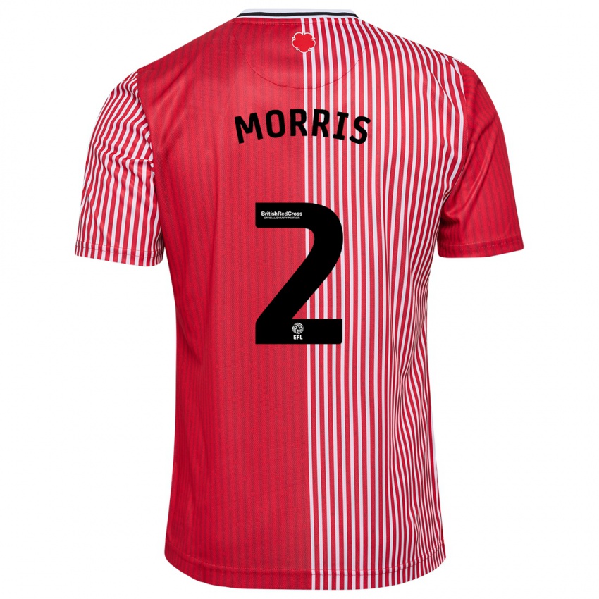 Herren Ella Morris #2 Rot Heimtrikot Trikot 2023/24 T-Shirt Schweiz