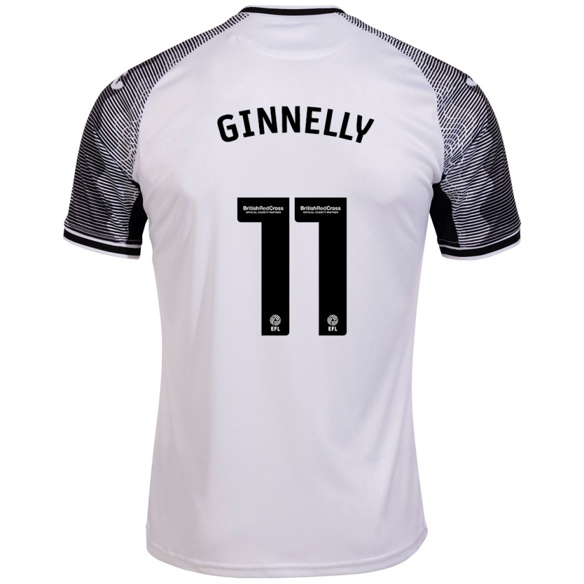 Homme Maillot Josh Ginnelly #11 Blanc Tenues Domicile 2023/24 T-Shirt Suisse