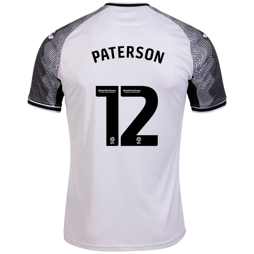 Herren Jamie Paterson #12 Weiß Heimtrikot Trikot 2023/24 T-Shirt Schweiz