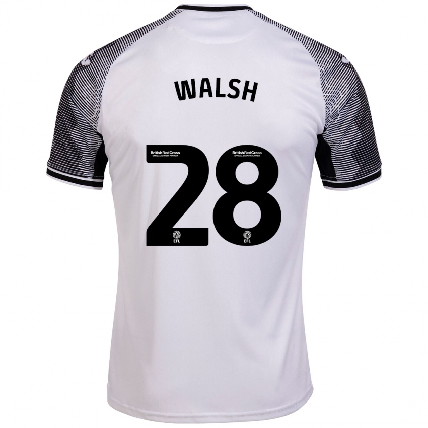 Herren Liam Walsh #28 Weiß Heimtrikot Trikot 2023/24 T-Shirt Schweiz