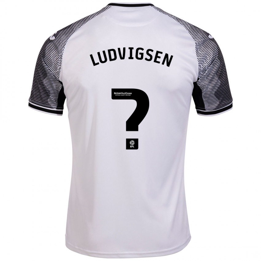 Herren Kai Ludvigsen #0 Weiß Heimtrikot Trikot 2023/24 T-Shirt Schweiz
