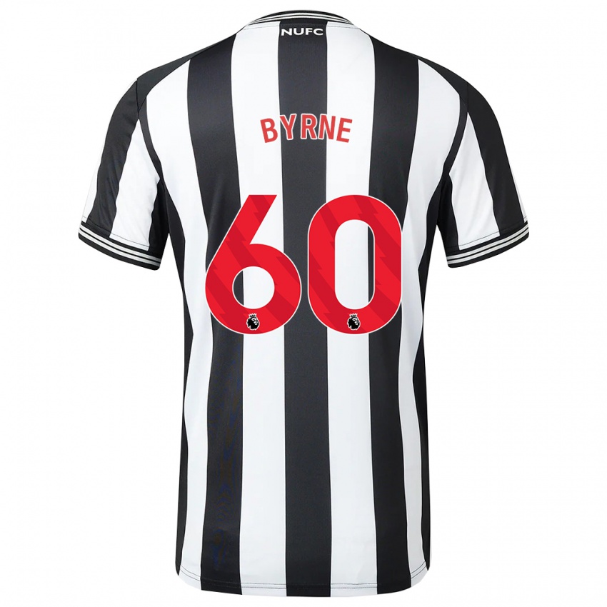 Homme Maillot Reece Byrne #60 Noir Blanc Tenues Domicile 2023/24 T-Shirt Suisse