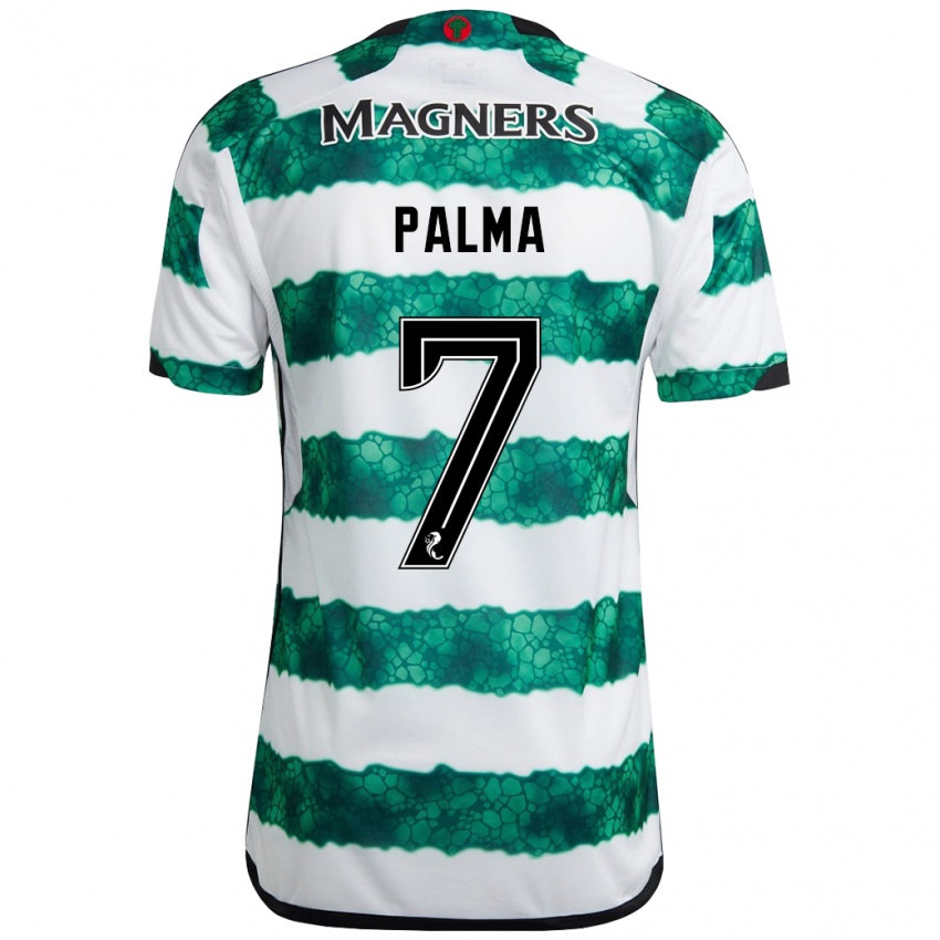 Homme Maillot Luis Palma #7 Vert Tenues Domicile 2023/24 T-Shirt Suisse