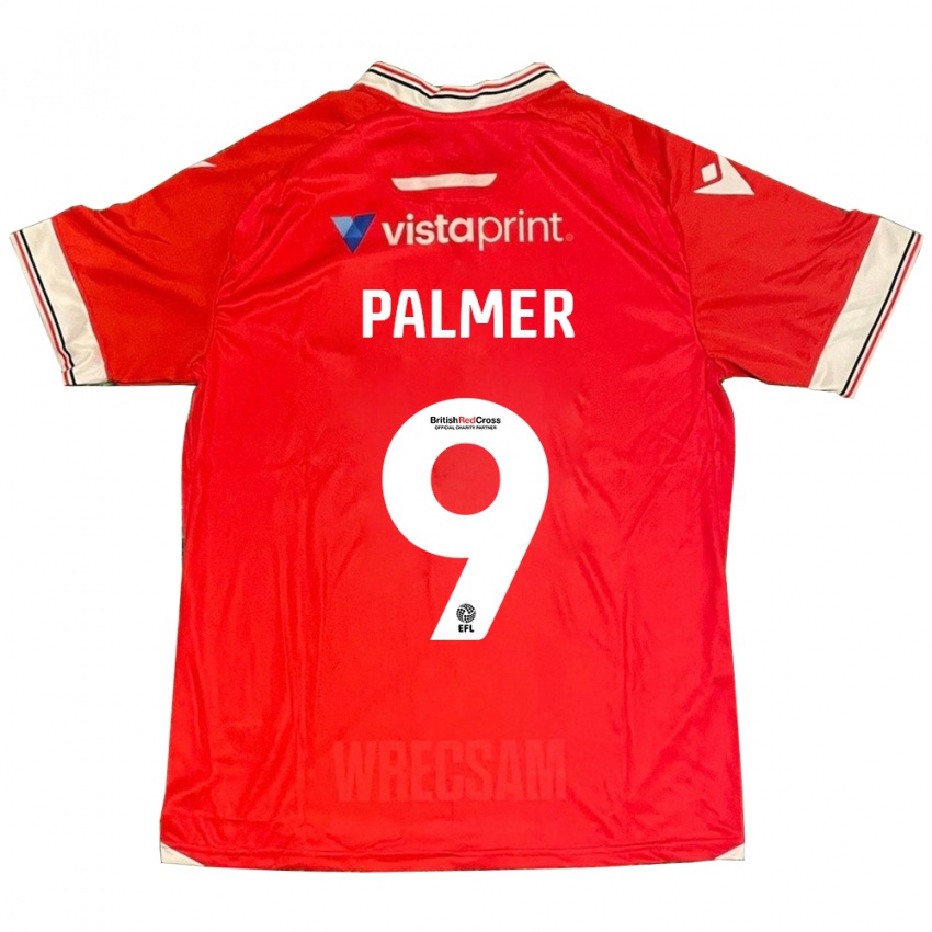 Herren Ollie Palmer #9 Rot Heimtrikot Trikot 2023/24 T-Shirt Schweiz