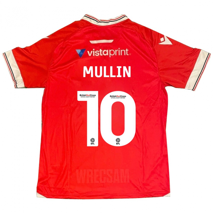 Herren Paul Mullin #10 Rot Heimtrikot Trikot 2023/24 T-Shirt Schweiz