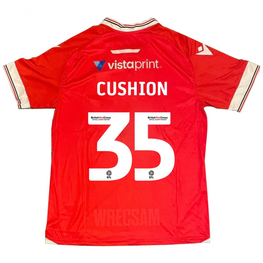 Herren Owen Cushion #35 Rot Heimtrikot Trikot 2023/24 T-Shirt Schweiz