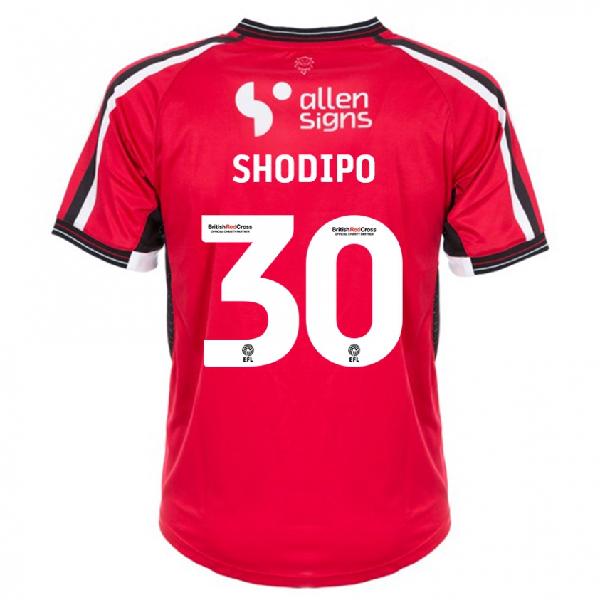 Herren Olamide Shodipo #30 Rot Heimtrikot Trikot 2023/24 T-Shirt Schweiz
