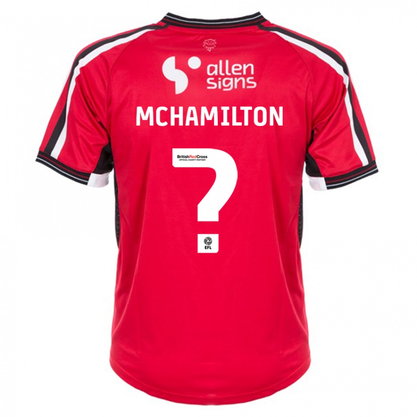 Herren Toni Mchamilton #0 Rot Heimtrikot Trikot 2023/24 T-Shirt Schweiz