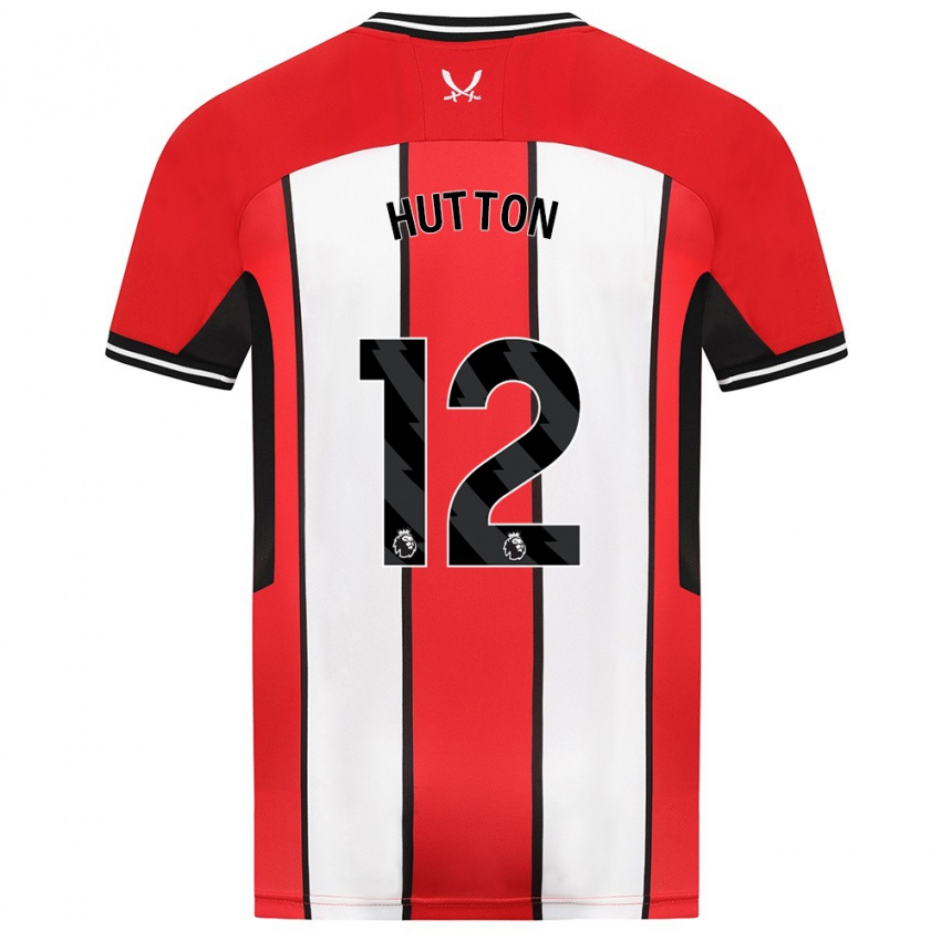 Herren Jodie Hutton #12 Rot Heimtrikot Trikot 2023/24 T-Shirt Schweiz