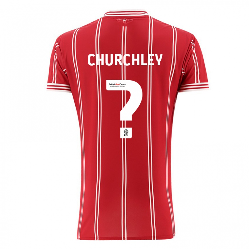 Herren Kai Churchley #0 Rot Heimtrikot Trikot 2023/24 T-Shirt Schweiz