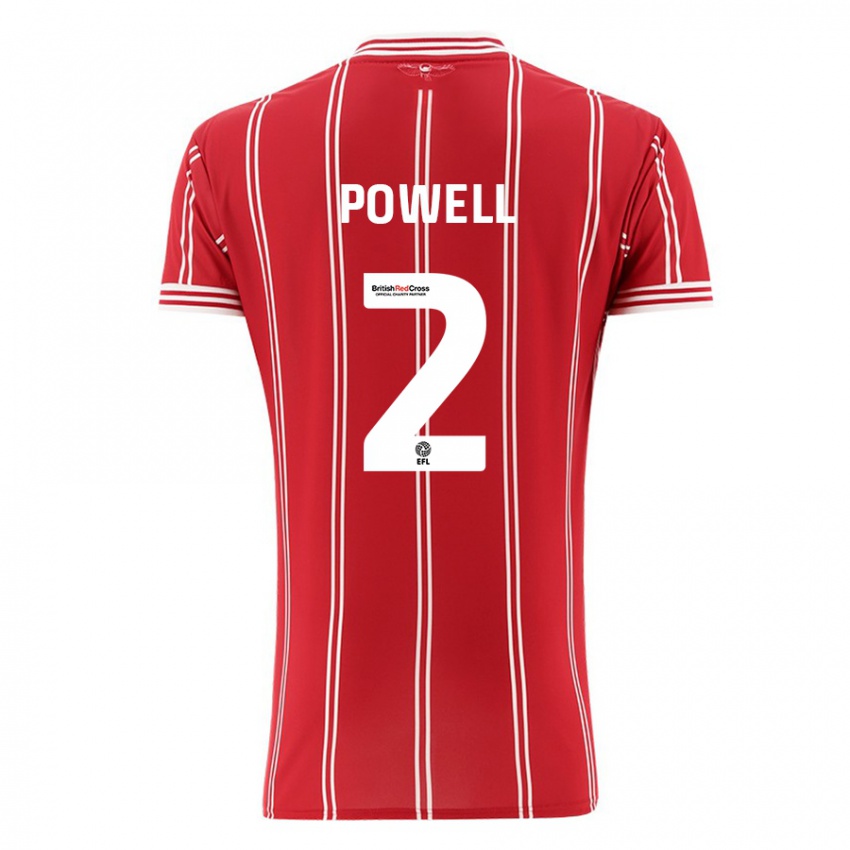 Herren Ella Powell #2 Rot Heimtrikot Trikot 2023/24 T-Shirt Schweiz