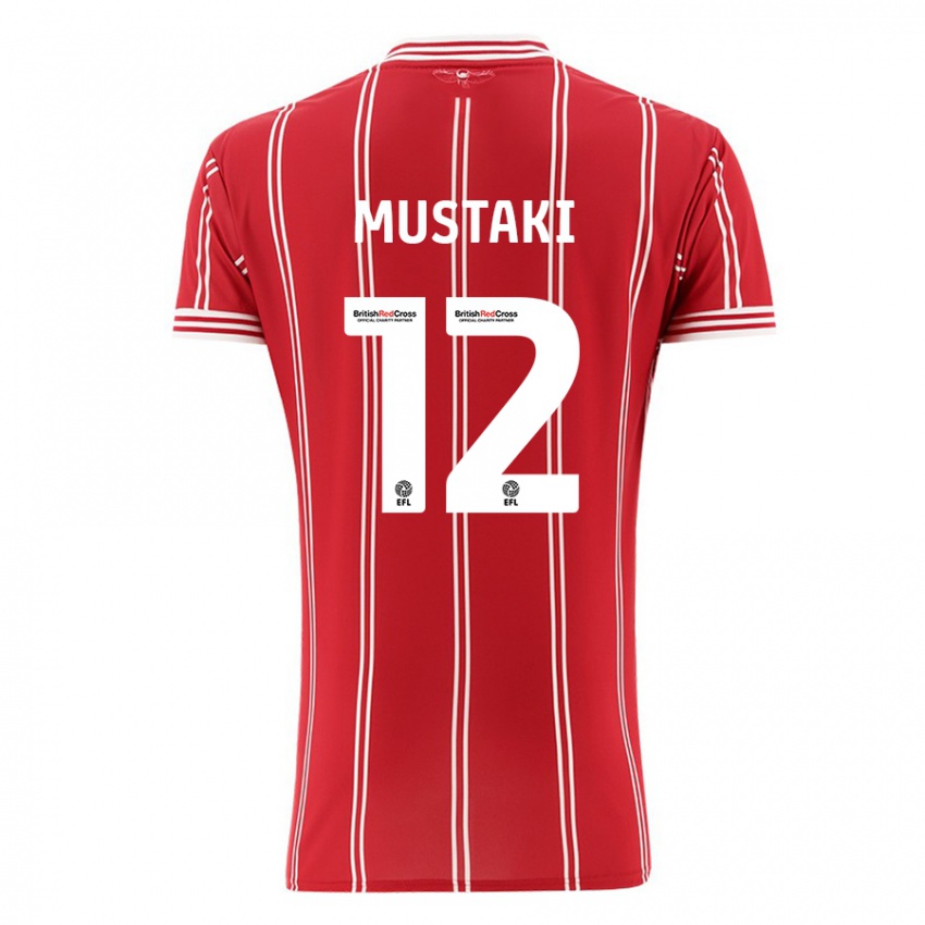 Herren Chloe Mustaki #12 Rot Heimtrikot Trikot 2023/24 T-Shirt Schweiz