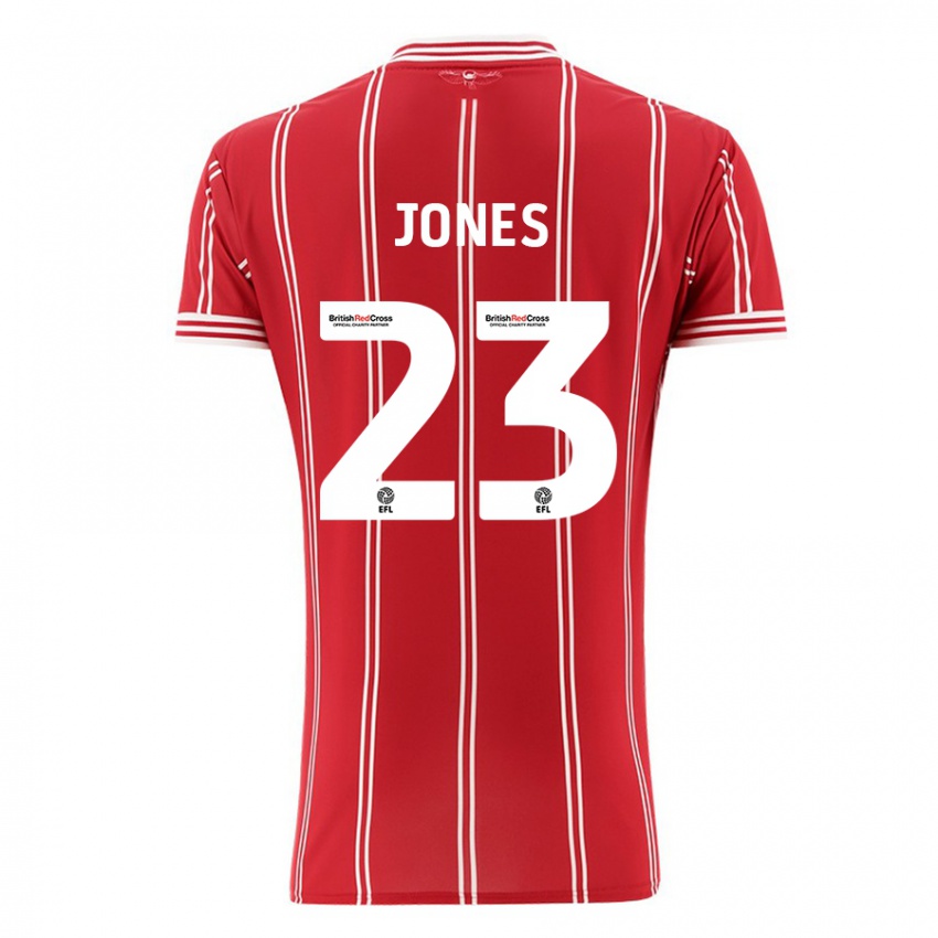 Herren Carrie Jones #23 Rot Heimtrikot Trikot 2023/24 T-Shirt Schweiz
