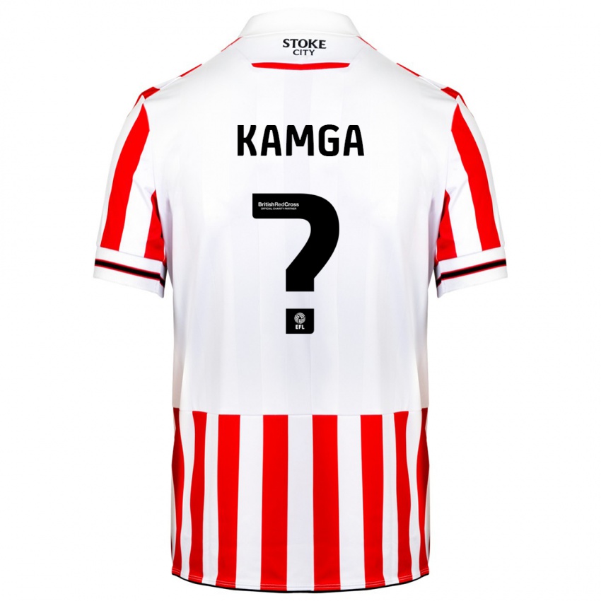 Herren Ian Kamga #0 Rot-Weiss Heimtrikot Trikot 2023/24 T-Shirt Schweiz
