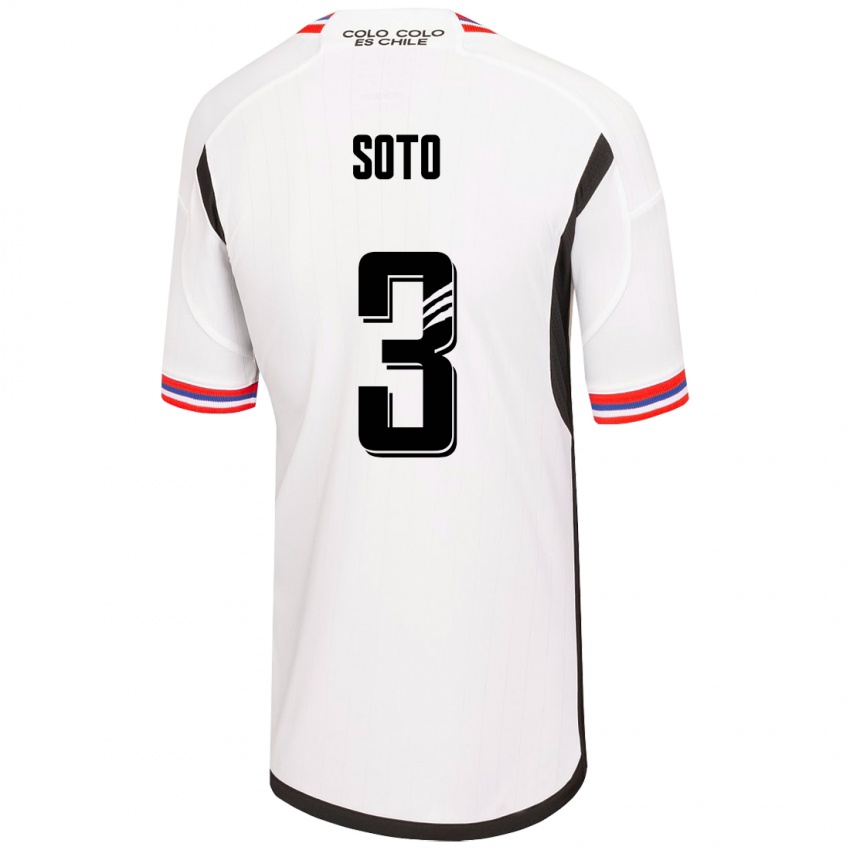 Herren Rocío Soto #3 Weiß Heimtrikot Trikot 2023/24 T-Shirt Schweiz