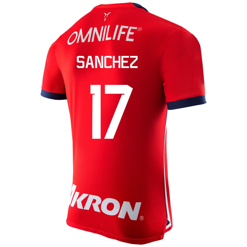 Herren Jesús Sánchez #17 Rot Heimtrikot Trikot 2023/24 T-Shirt Schweiz