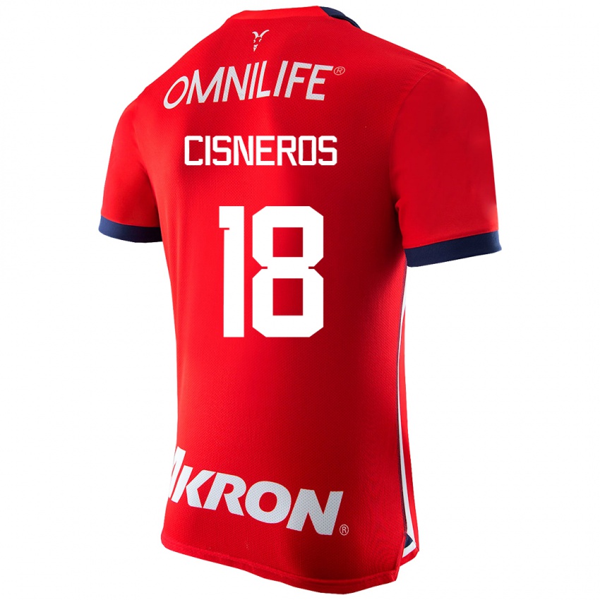 Herren Ronaldo Cisneros #18 Rot Heimtrikot Trikot 2023/24 T-Shirt Schweiz