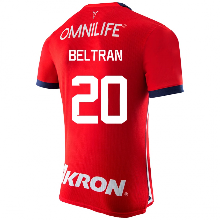 Herren Fernando Beltrán #20 Rot Heimtrikot Trikot 2023/24 T-Shirt Schweiz