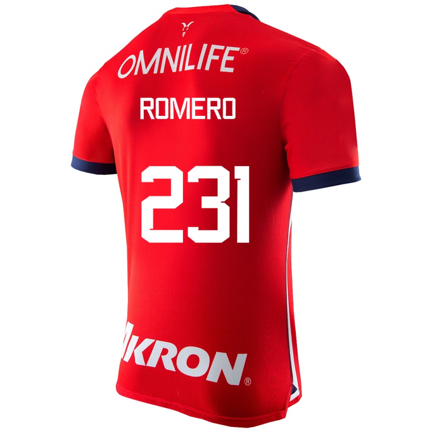 Herren Ángel Romero #231 Rot Heimtrikot Trikot 2023/24 T-Shirt Schweiz