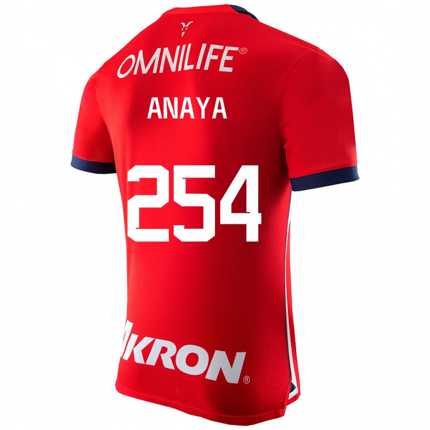 Herren Mario Anaya #254 Rot Heimtrikot Trikot 2023/24 T-Shirt Schweiz